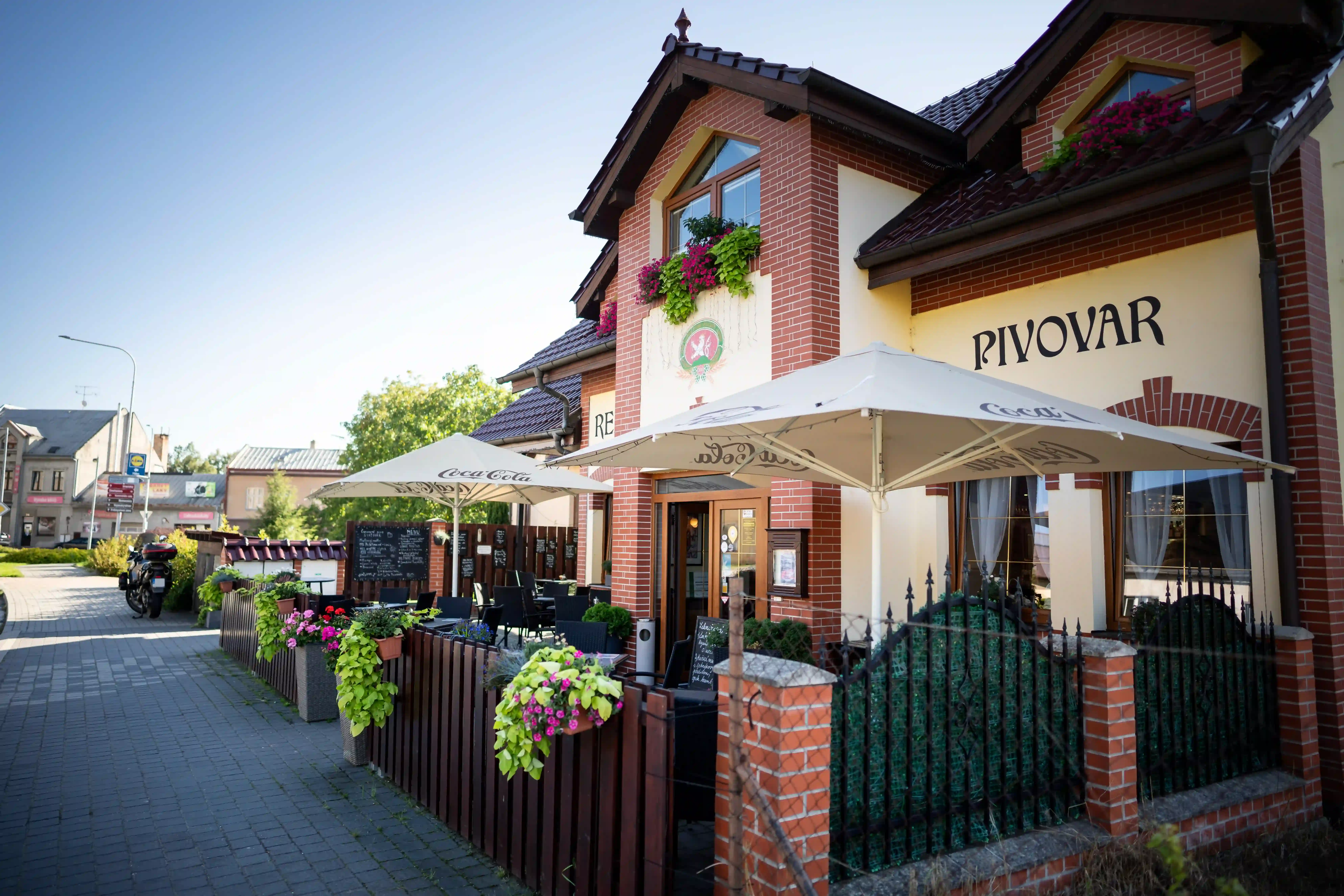 Předzahrádka pivovaru